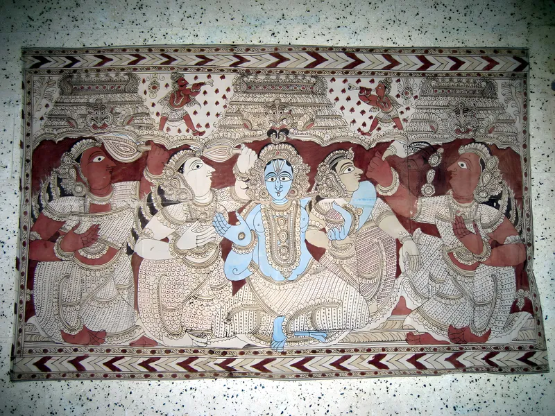 Kalamkari, painted figures