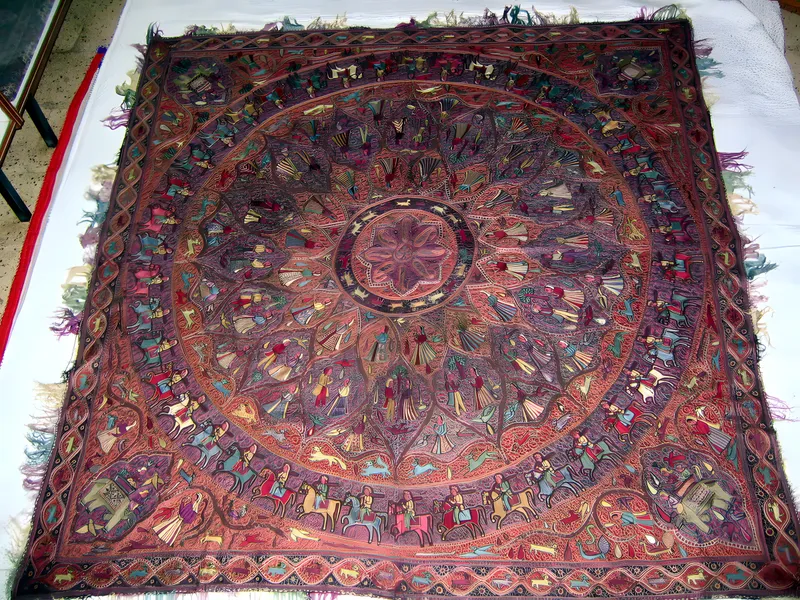 Kashmir moon shawl