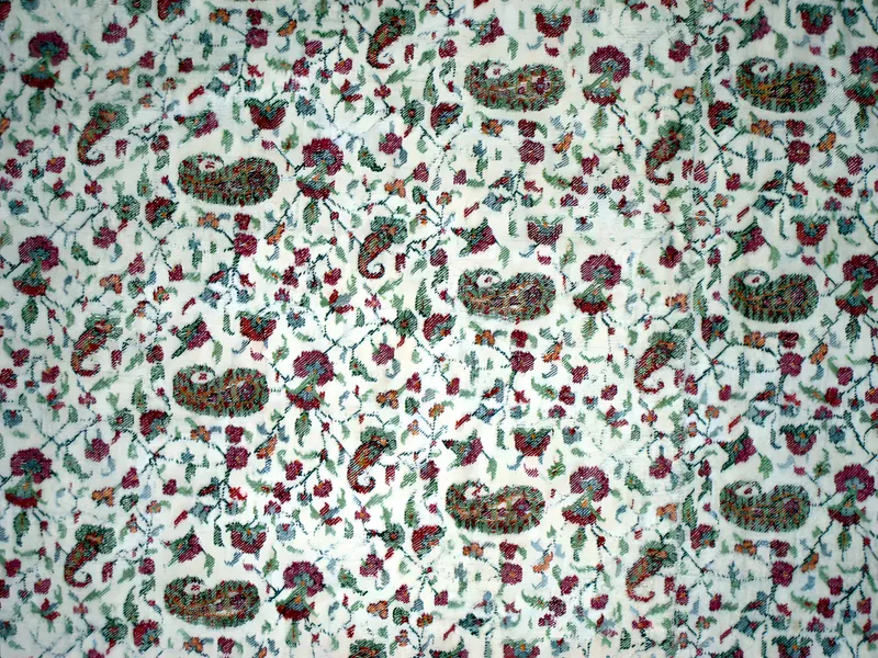 Woven paisley shawl