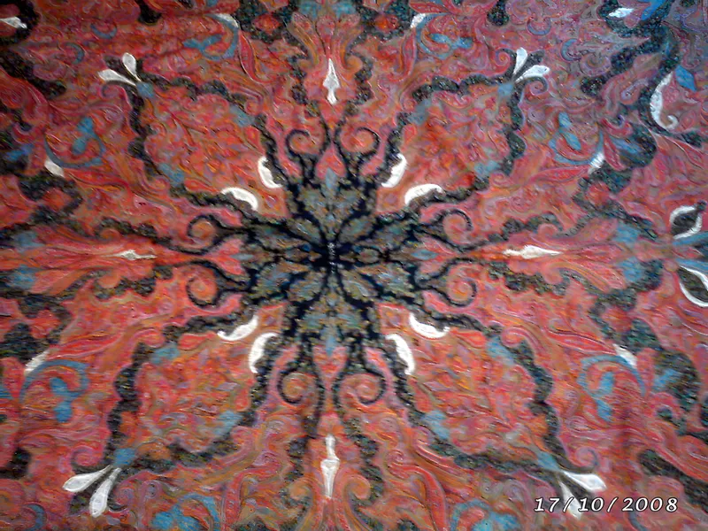 Kashmir shawl, detail