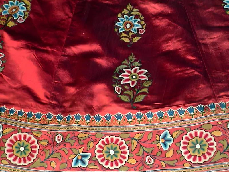 Mochi embroidered skirt, detail