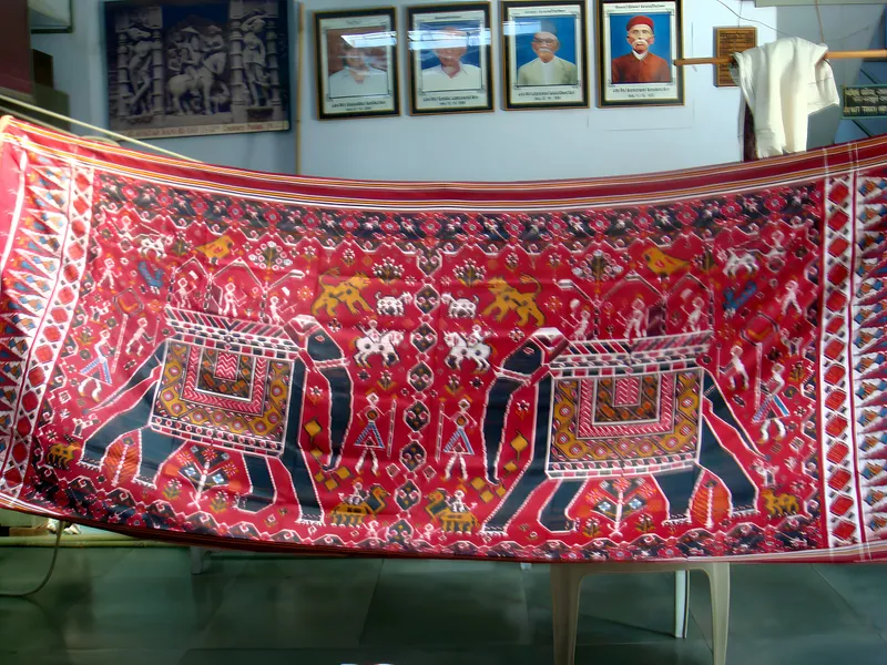 Elephant patola, full length