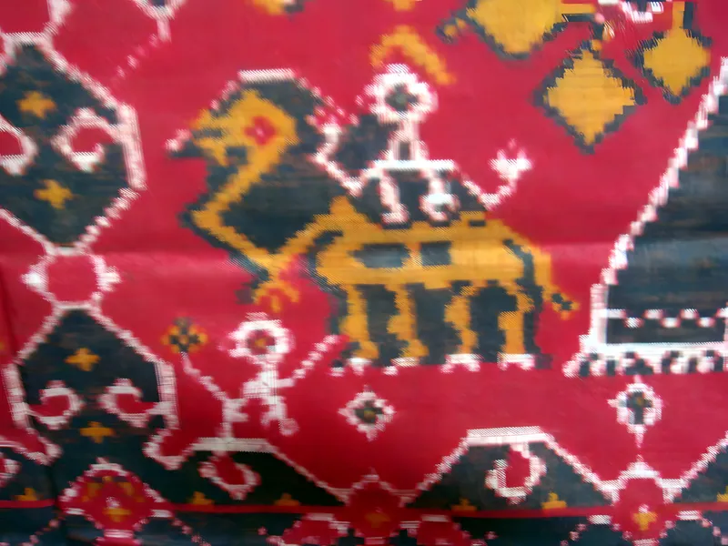 Patola parrot motif