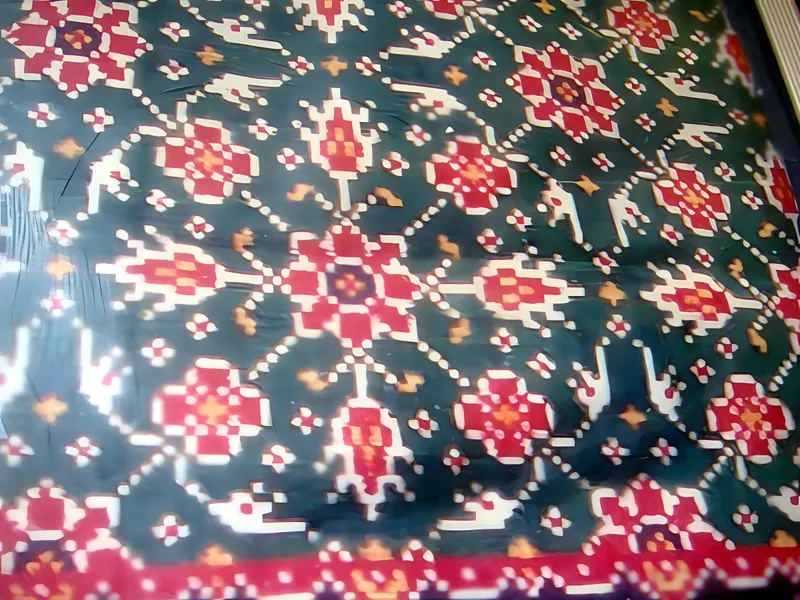 Patola flower lattice