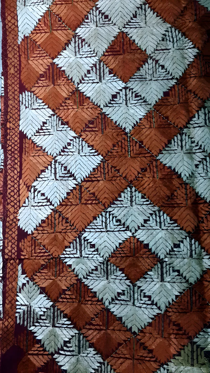 Phulkari, detail