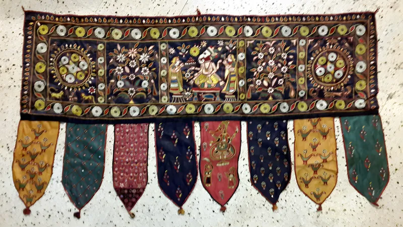 Embroidered toran
