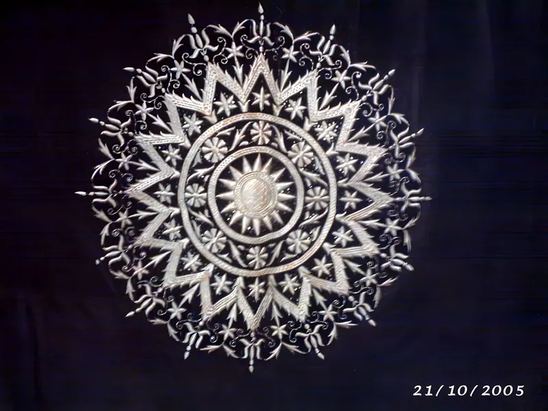 Zardozi on velvet