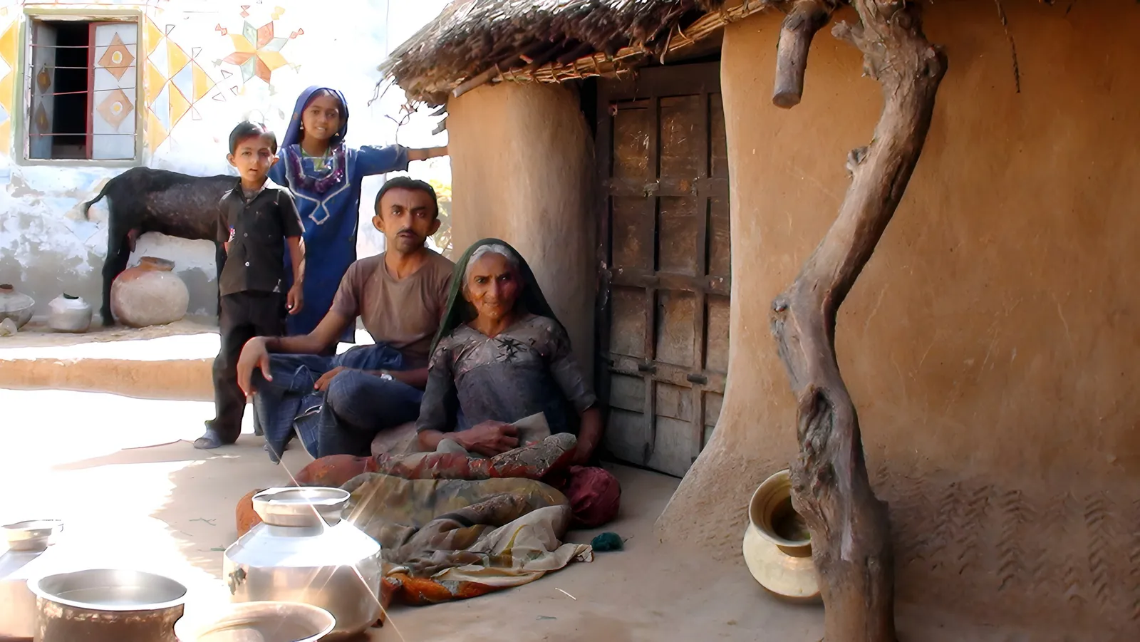 A bhunga home in Kutch