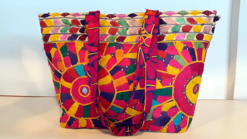 Embroidered bag, Kutch