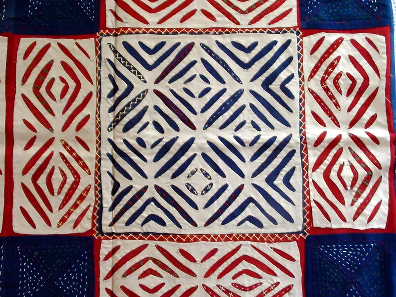 Appliqué squares