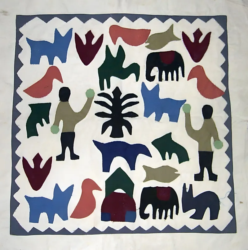 Cutwork bedcover