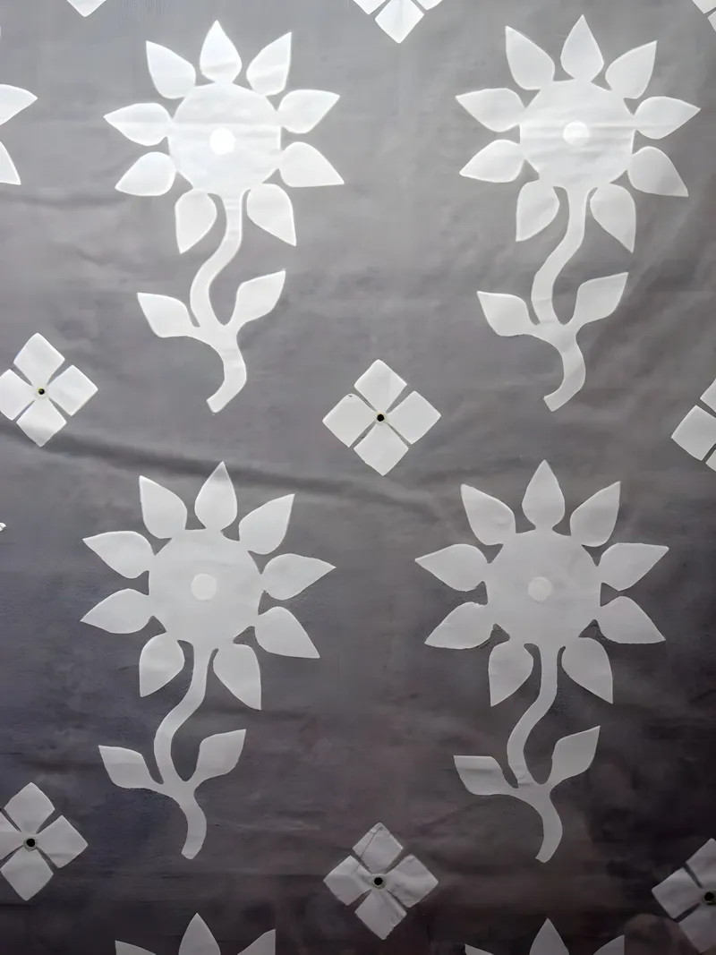 Appliqué flowers