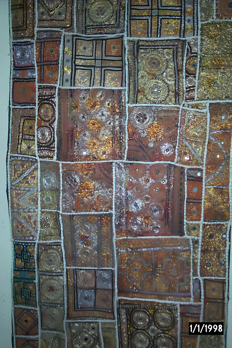 Appliqué wall hanging