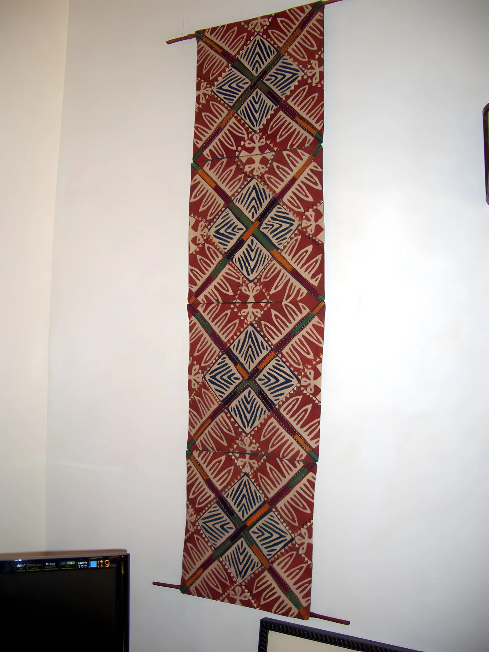 Appliqué wall hanging designed by Sohel