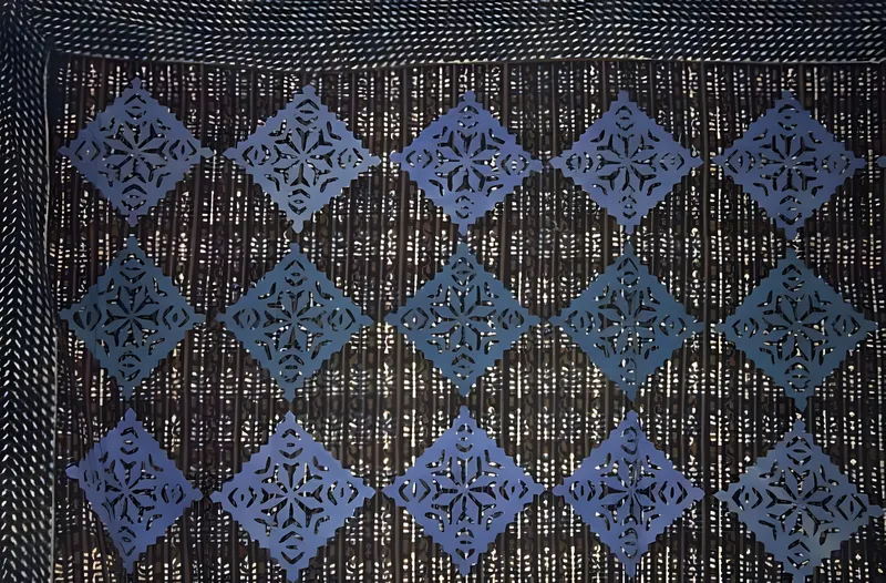 Indigo patchwork
