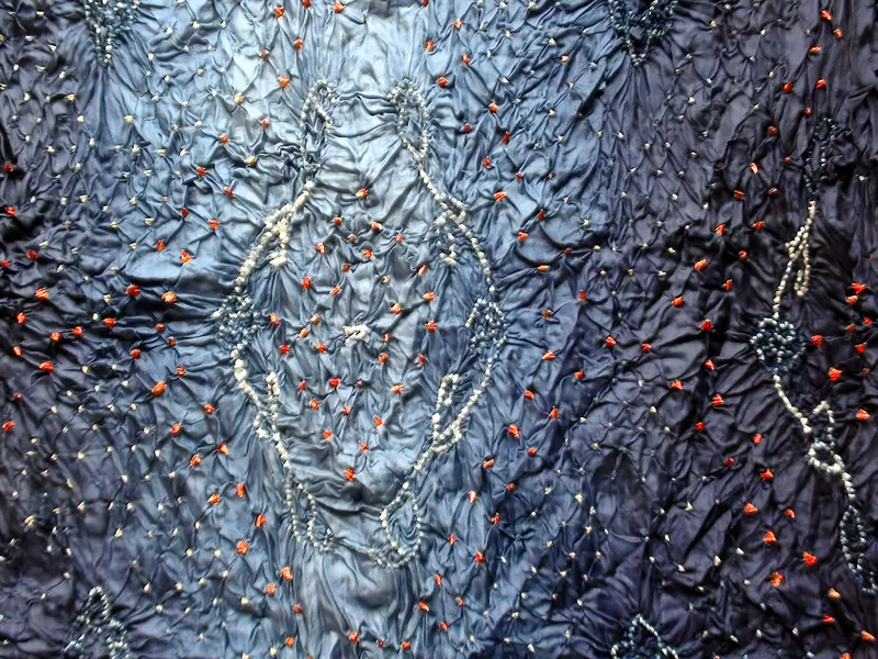 Shibori silk