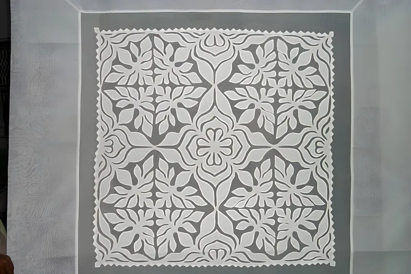 Cutwork tablecloth