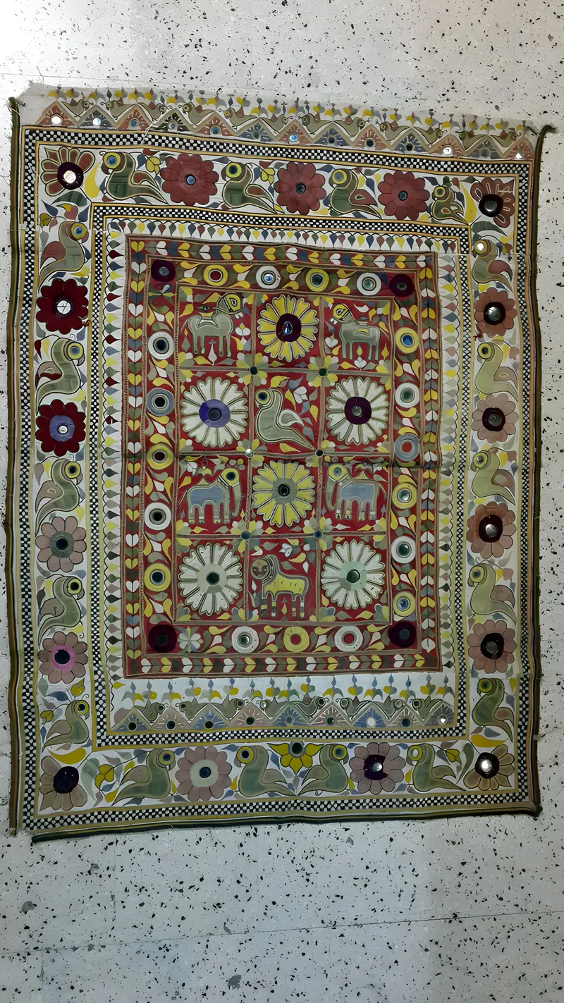 Embroidered square, Saurashtra