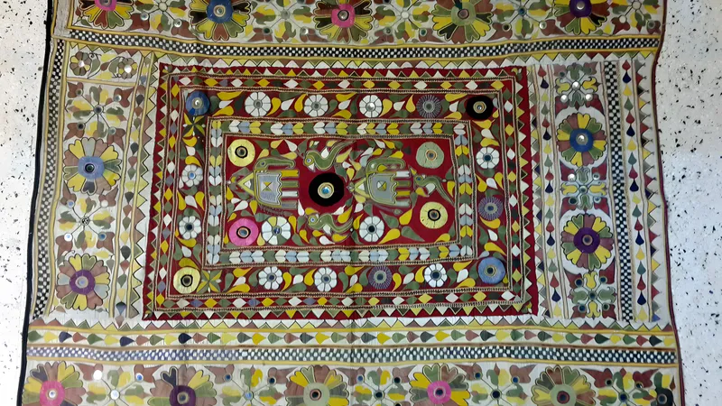 Embroidered textile