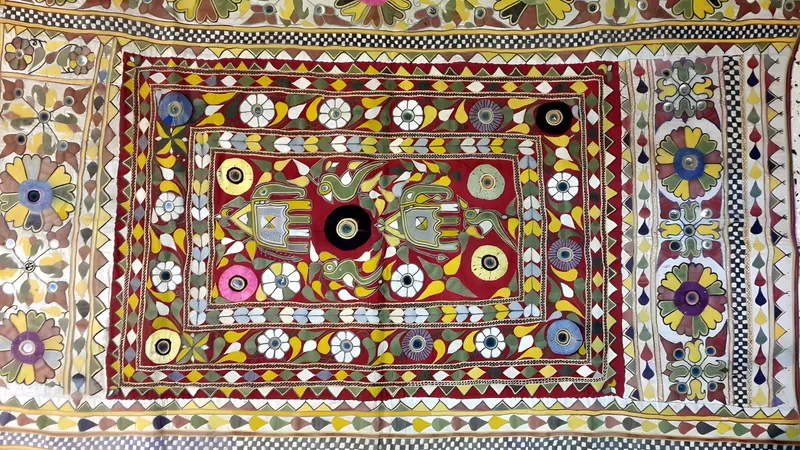 Embroidered textile
