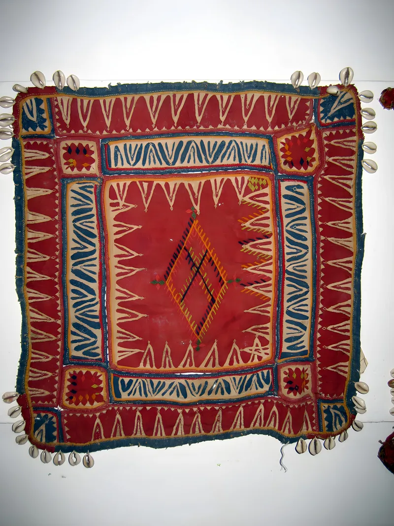 Embroidered square